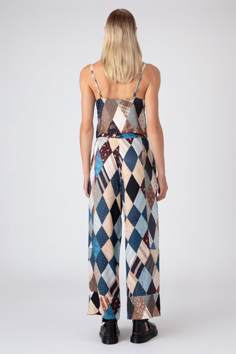 CALDER WIDE LEG TROUSER, MULTI - Burning Torch Online Boutique