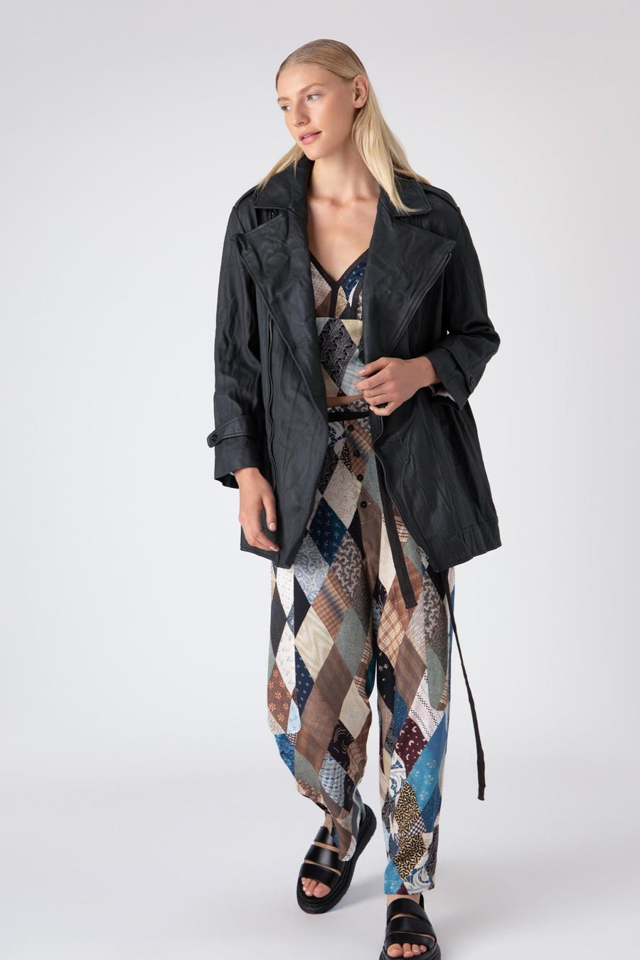 CALDER WIDE LEG TROUSER, MULTI - Burning Torch Online Boutique