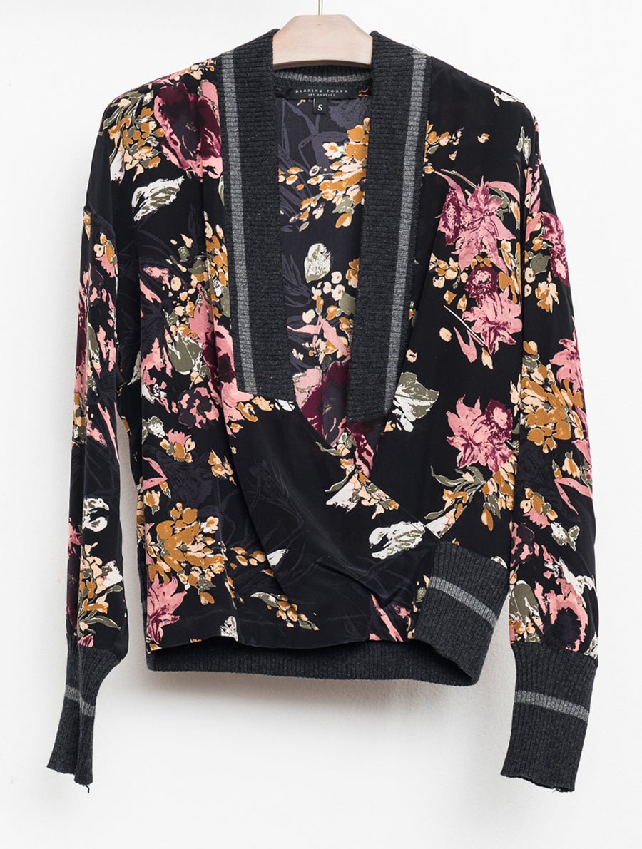 Caspian Wrap Top. sample - Burning Torch Online Boutique