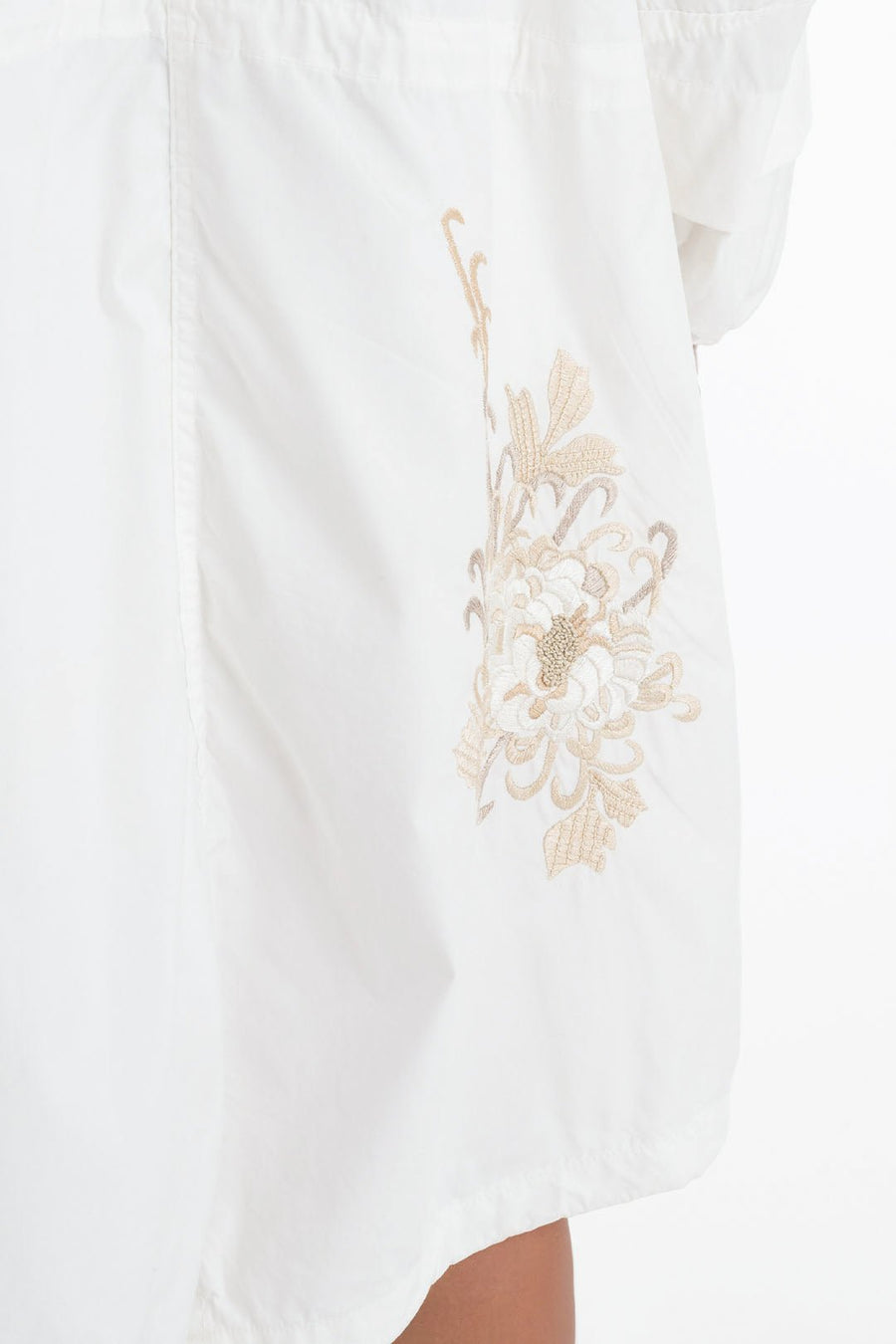 CATALINA EMBROIDERED COAT, WHITE - Burning Torch Online Boutique