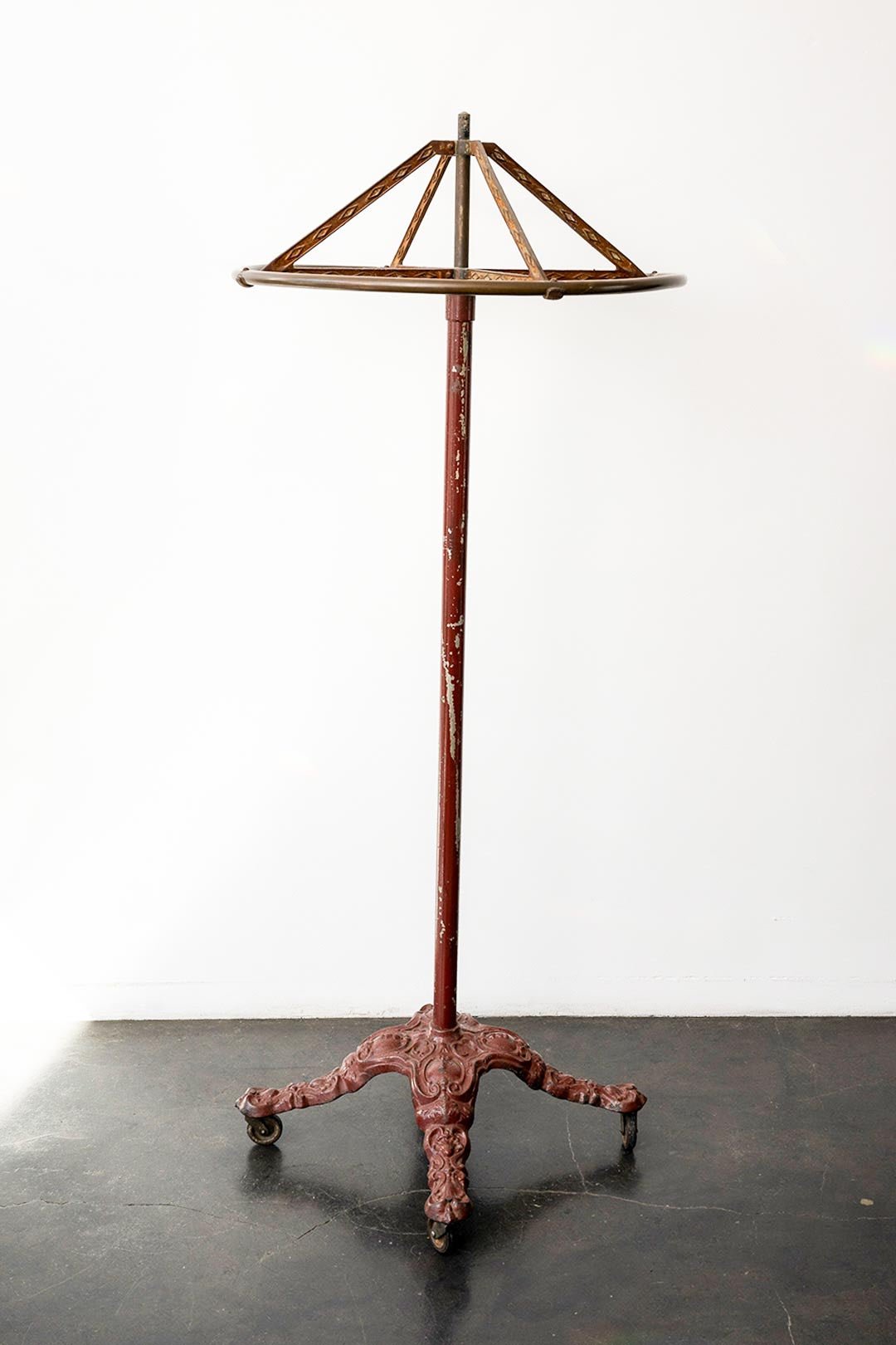 CIRCULAR CAST IRON CLOTHING RACK Burning Torch Online Boutique