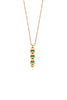 CLEOPATRA 18kt GOLD TOURMALINE AND DIAMOND PENDANT - Burning Torch Online Boutique