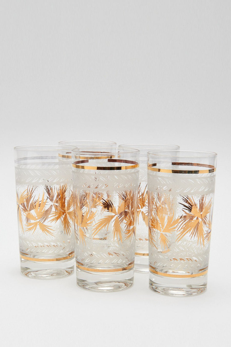 CULVER GLASS MID CENTURY - SET OF 5 - Burning Torch Online Boutique