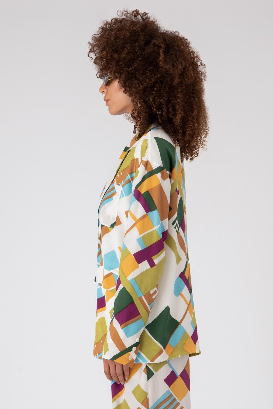 DELANEY OVERSIZED BLAZER, MULTI - Burning Torch Online Boutique