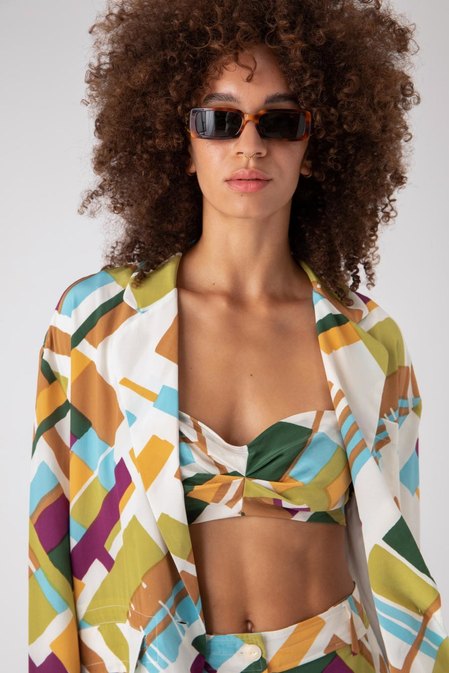 DELANEY OVERSIZED BLAZER, MULTI - Burning Torch Online Boutique