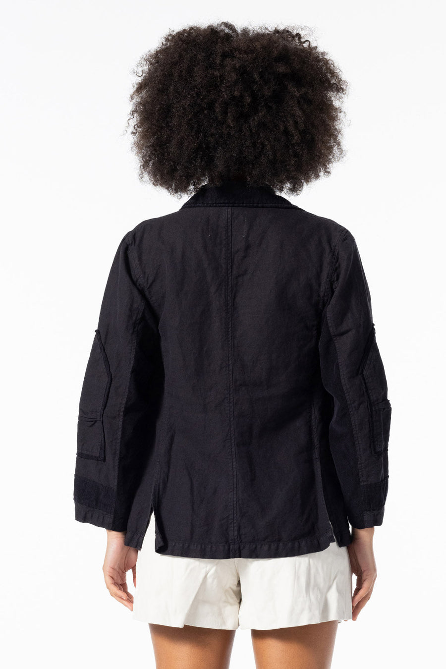 DOJO WORKWEAR JACKET, BLACK - SAMPLE 21032 - Burning Torch Online Boutique