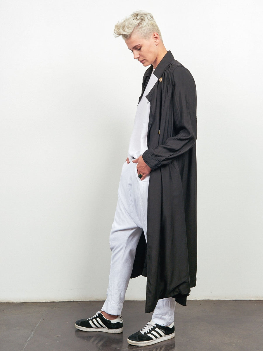 Elements Trench Coat Black. Sample - Burning Torch Online Boutique