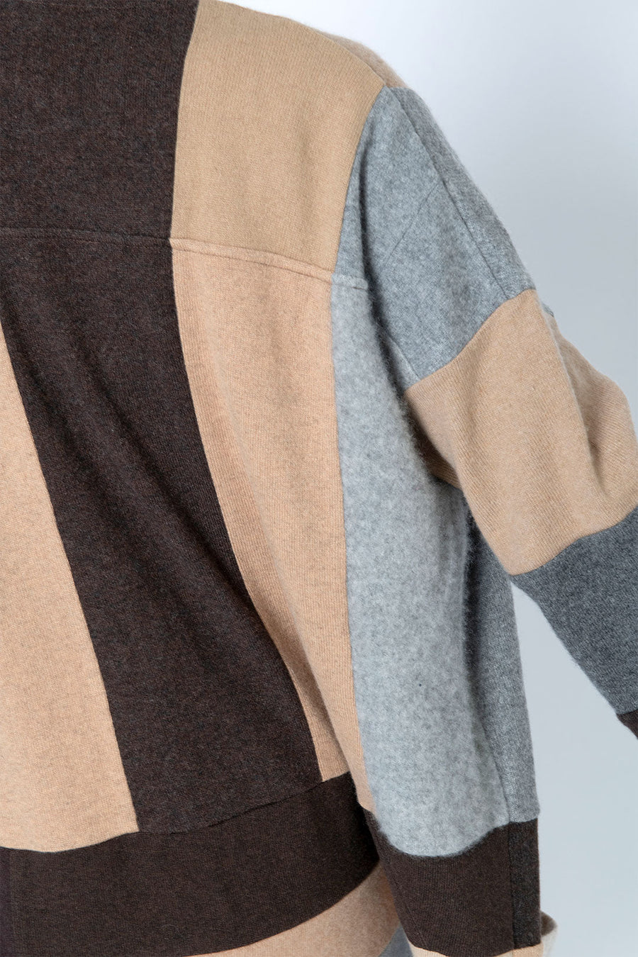 FIRESIDE UPCYCLED CASHMERE LONG CARDIGAN, NEUTRAL - Burning Torch Online Boutique