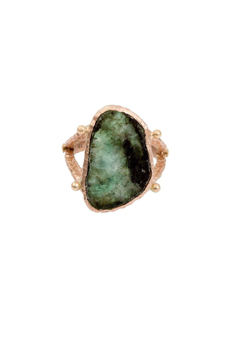 FREEFORM EMERALD RING, EMERALD - Burning Torch Online Boutique