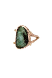 FREEFORM EMERALD RING, EMERALD - Burning Torch Online Boutique