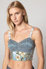GILLIGAN UPCYCLED HAWAIIAN BRALETTE - Burning Torch Online Boutique
