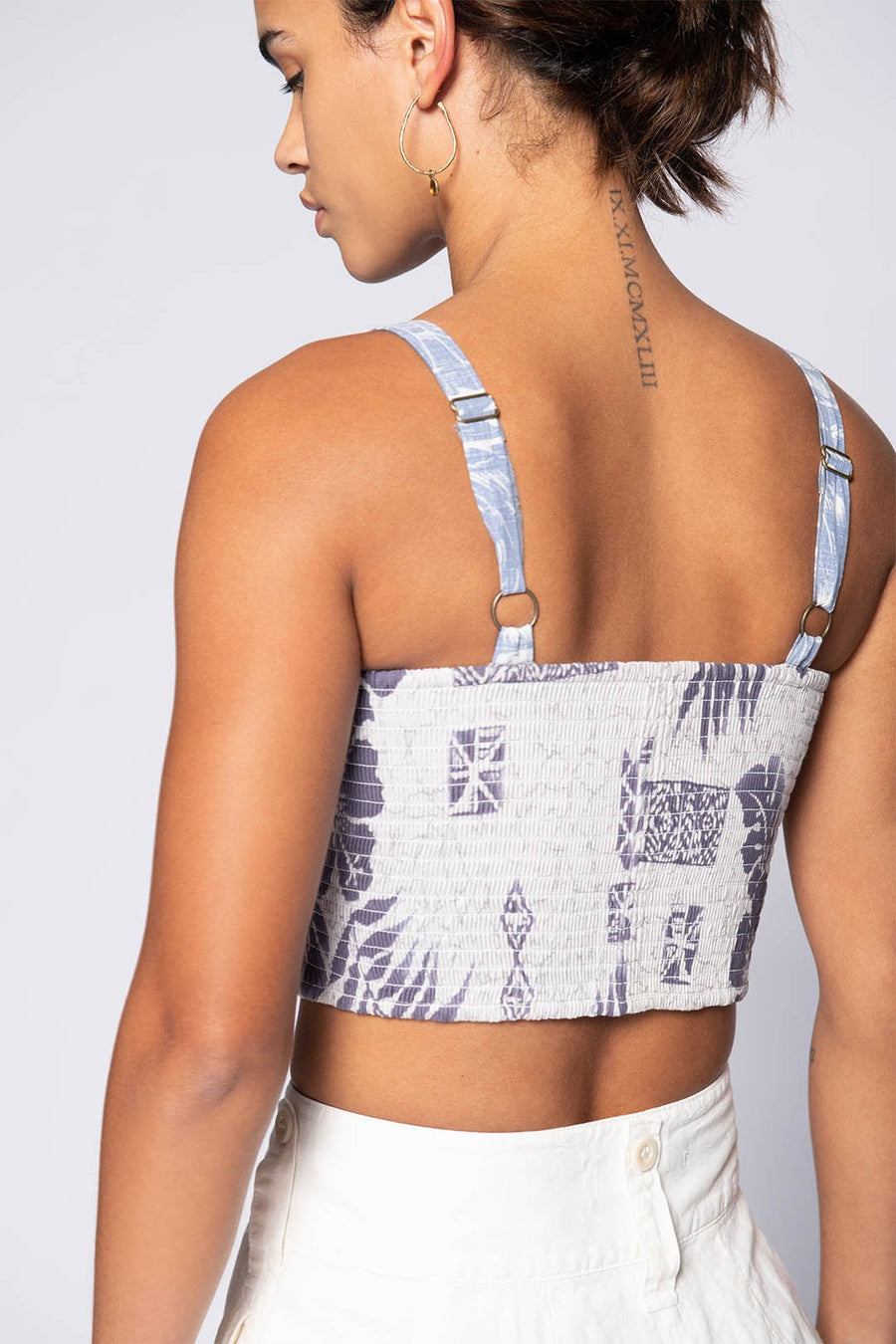 GILLIGAN UPCYCLED HAWAIIAN BRALETTE - Burning Torch Online Boutique