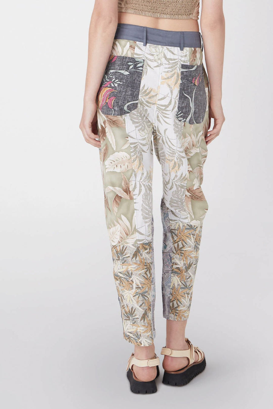 GILLIGAN UPCYCLED HAWAIIAN BUTTON PANT, MULTI - Burning Torch Online Boutique