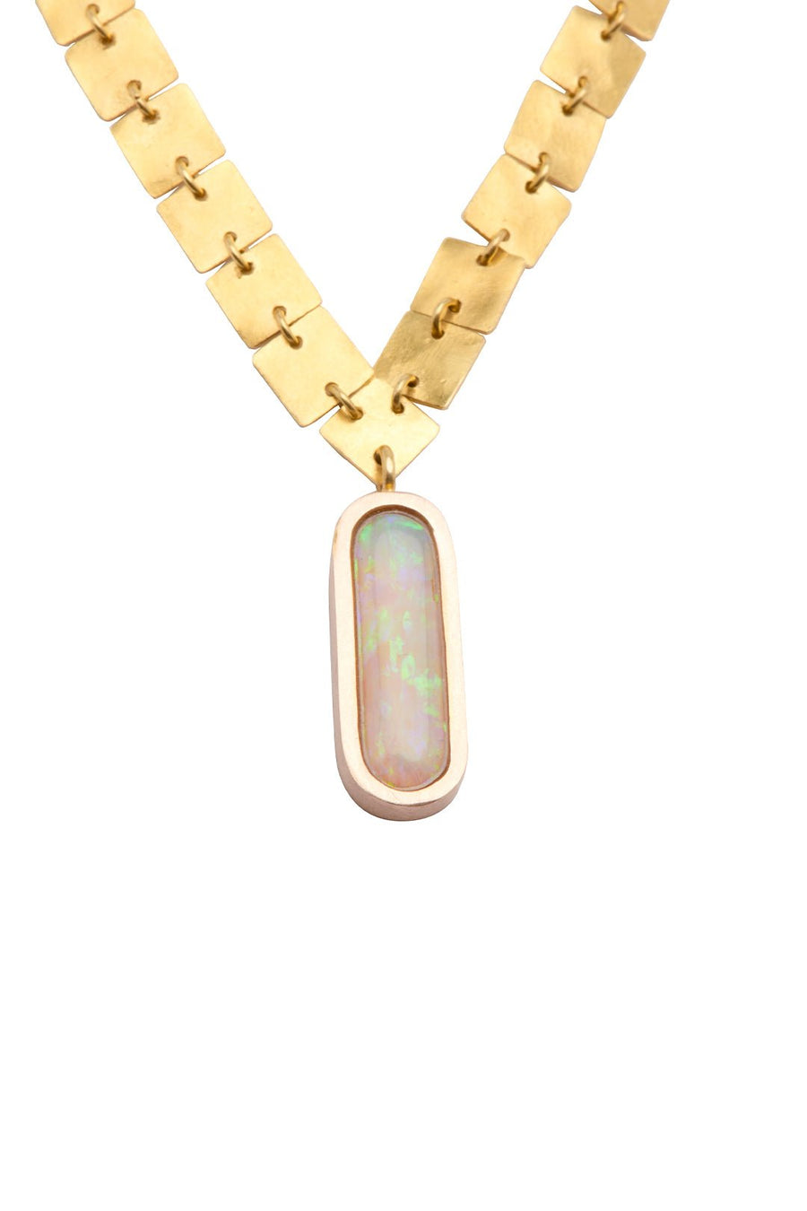 GOLD DUST FIRE OPAL NECKLACE - Burning Torch Online Boutique