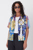 GRAHAM UPCYCLED SCARVES SHIRT - Burning Torch Online Boutique