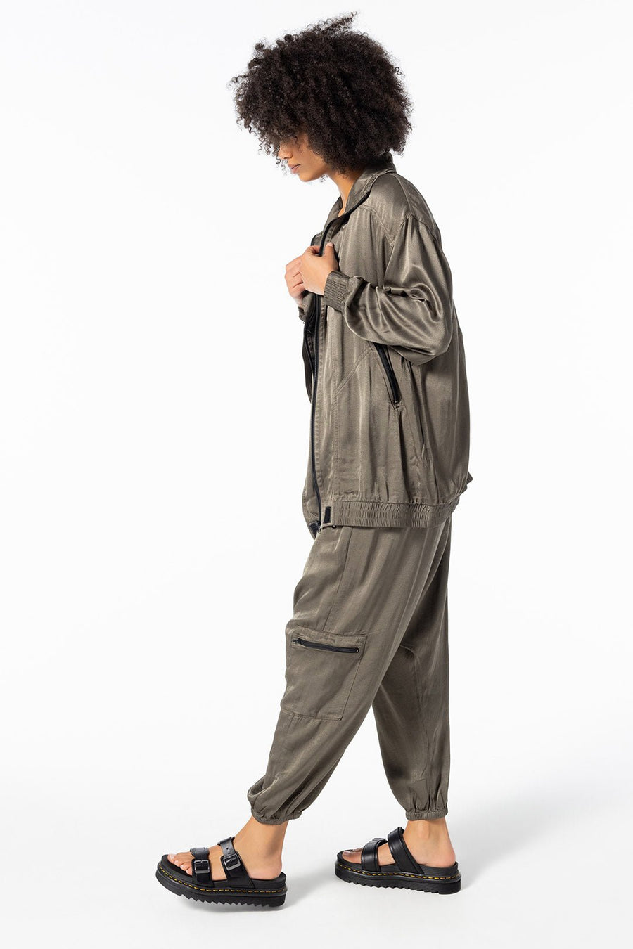 HANOVER DROP CROTCH PANT, ARMY - Burning Torch Online Boutique