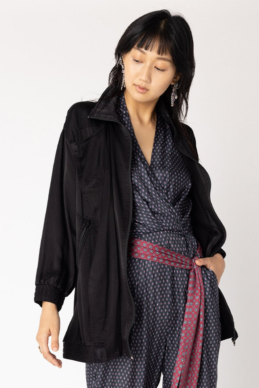 HANOVER JACKET, WASHED BLACK - Burning Torch Online Boutique