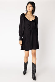 HANOVER ROMANTIC DRESS, WASHED BLACK - Burning Torch Online Boutique