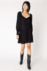 HANOVER ROMANTIC DRESS, WASHED BLACK - Burning Torch Online Boutique