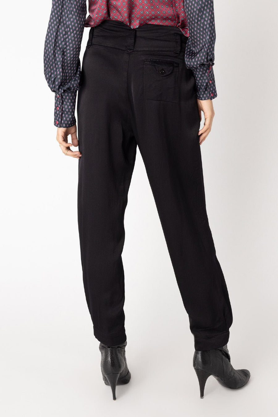 HANOVER TAPERED TROUSER, WASHED BLACK - Burning Torch Online Boutique