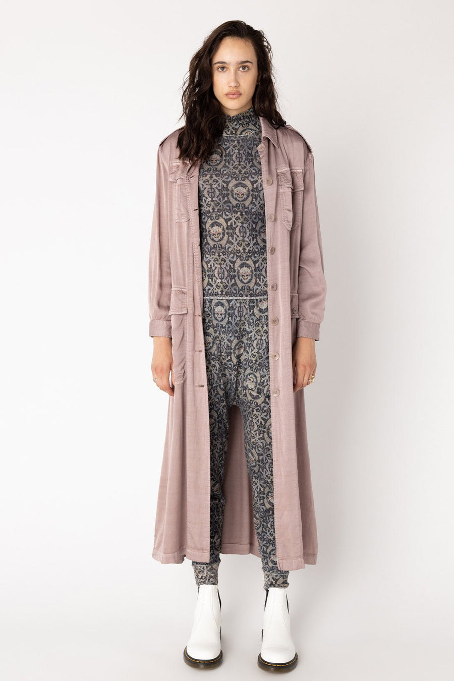 HANOVER TRENCH COAT, ORCHID - Burning Torch Online Boutique