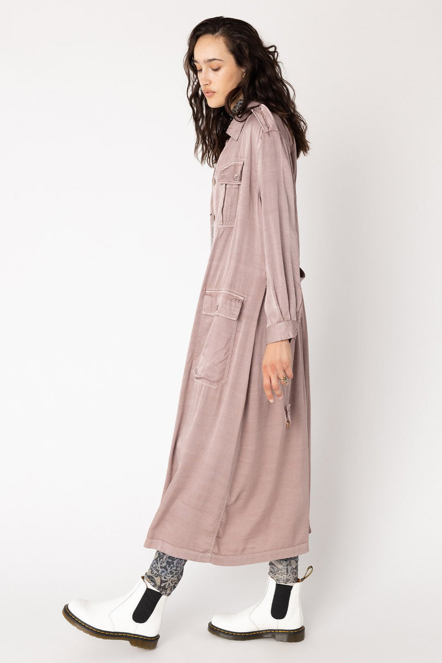HANOVER TRENCH COAT, ORCHID - Burning Torch Online Boutique