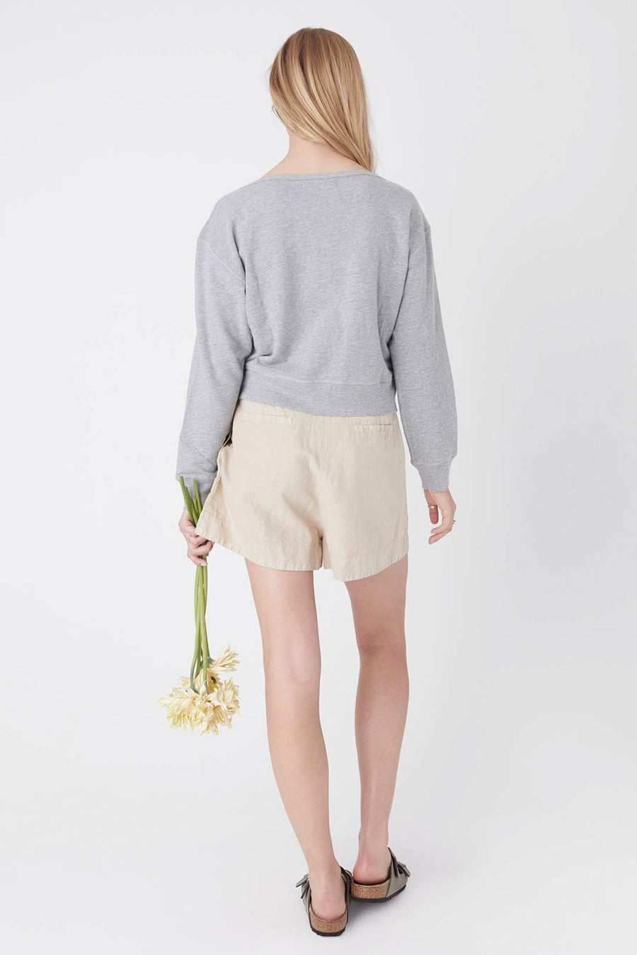 HELENA SWEATSHIRT, HEATHER GREY - Burning Torch Online Boutique