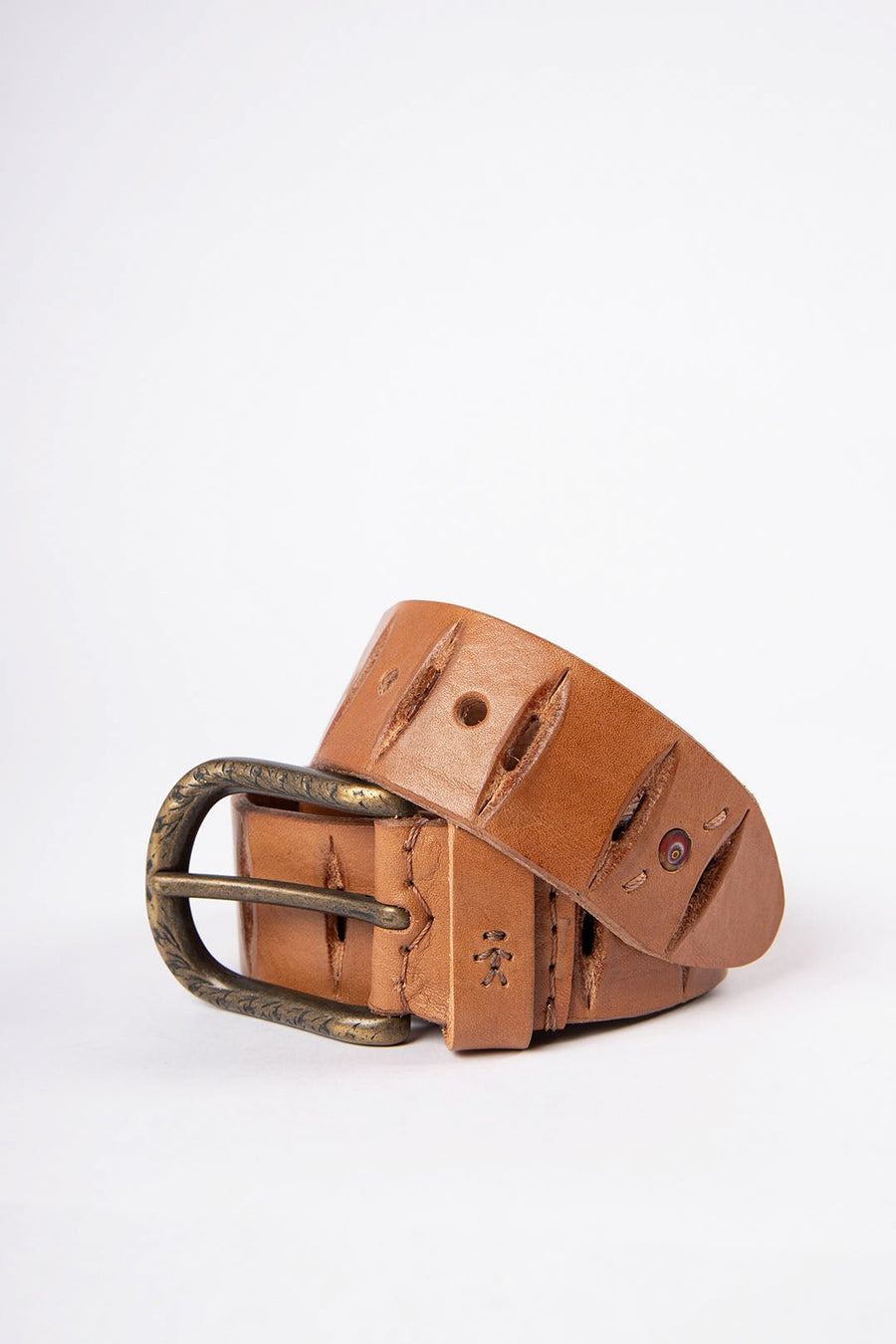 HENRY BEGUELIN BELT WITH BEADS, NUDE - Burning Torch Online Boutique