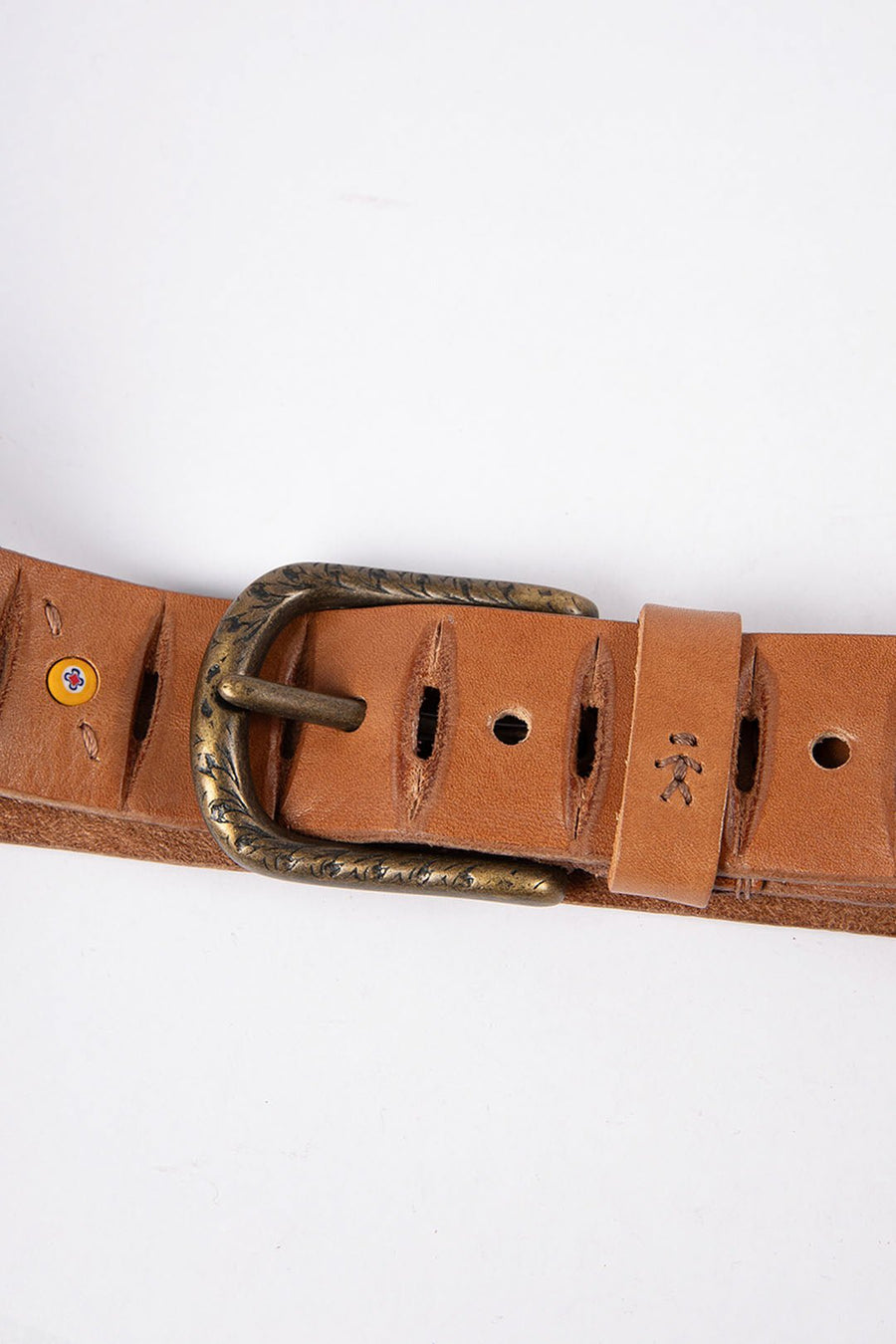 HENRY BEGUELIN BELT WITH BEADS, NUDE - Burning Torch Online Boutique