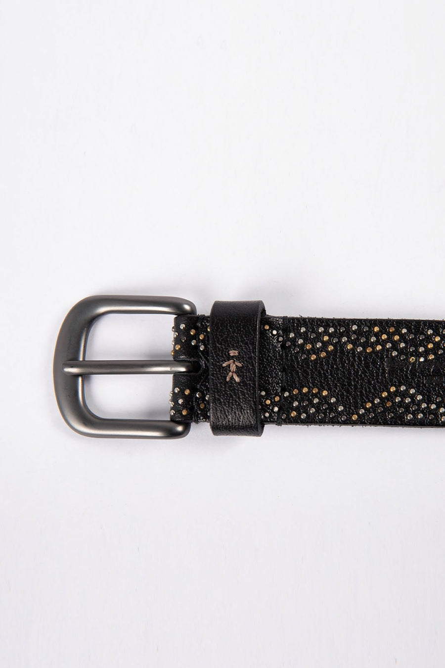 HENRY BEGUELIN BELT WITH STUDS, BLACK - Burning Torch Online Boutique