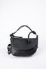 HENRY BEGUELIN LEATHER SADDLE BAG, BLACK - Burning Torch Online Boutique