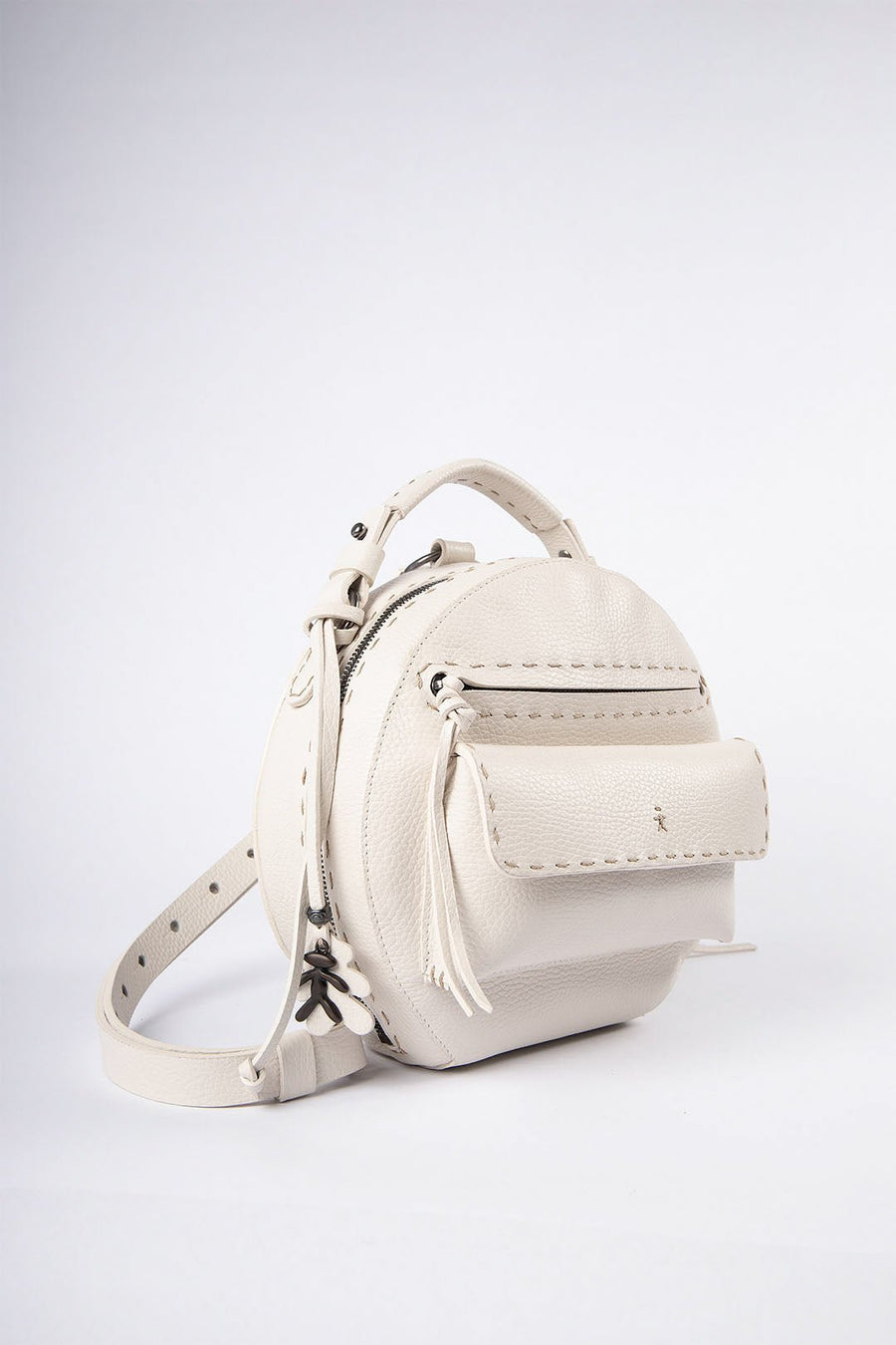 HENRY BEGUELIN POCKET BAGPACK , WHITE - Burning Torch Online Boutique
