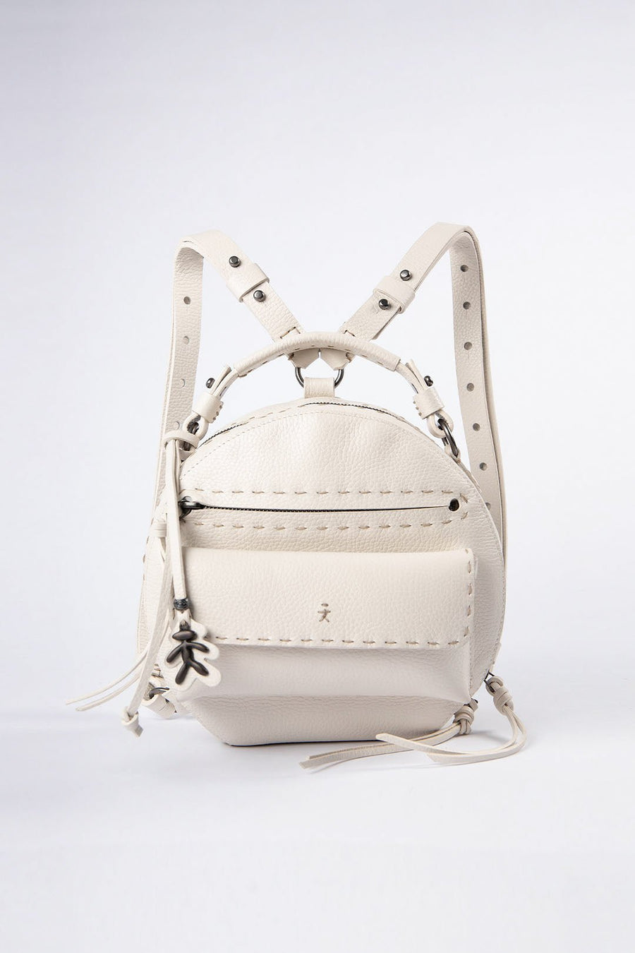 HENRY BEGUELIN POCKET BAGPACK , WHITE - Burning Torch Online Boutique