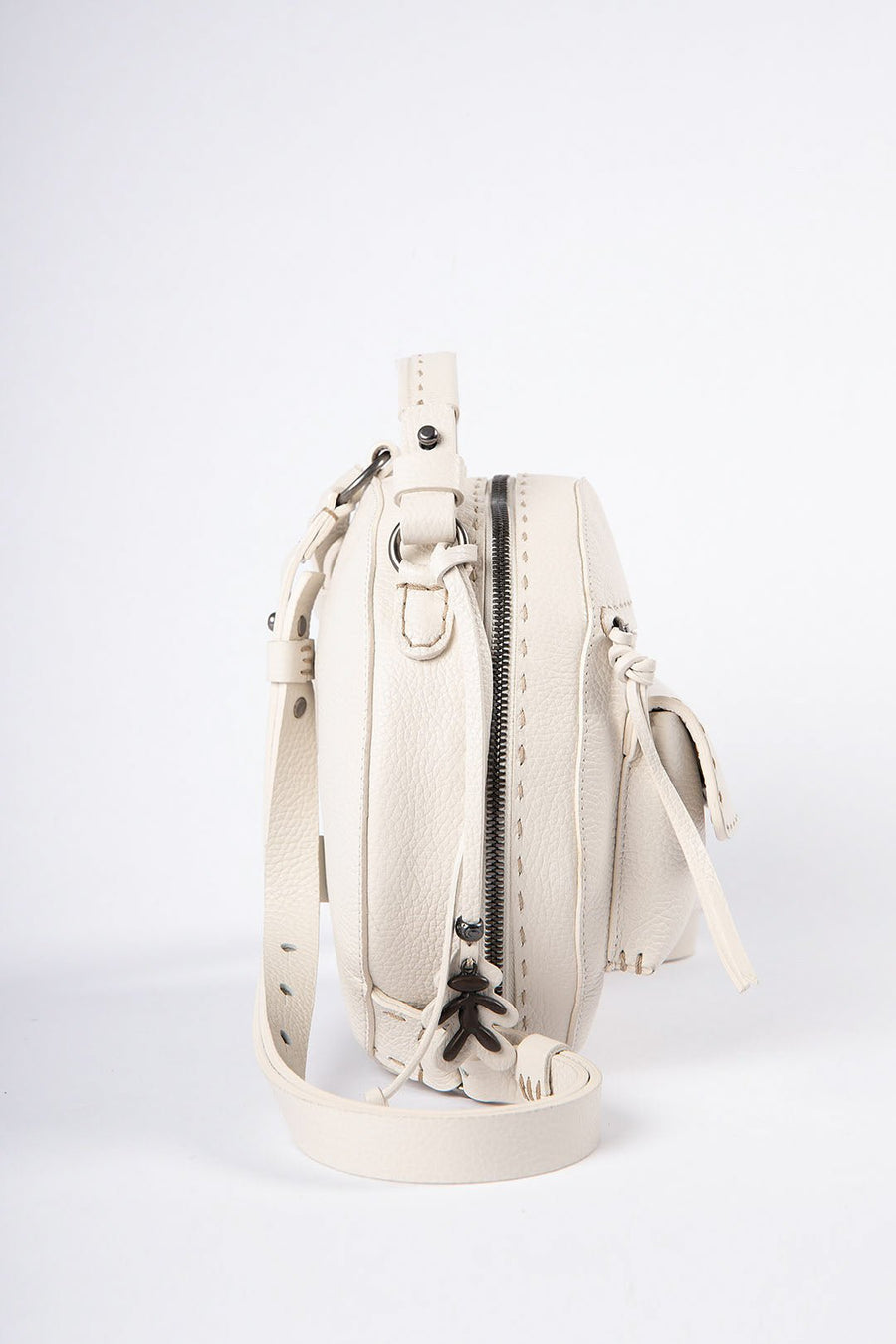 HENRY BEGUELIN POCKET BAGPACK , WHITE - Burning Torch Online Boutique