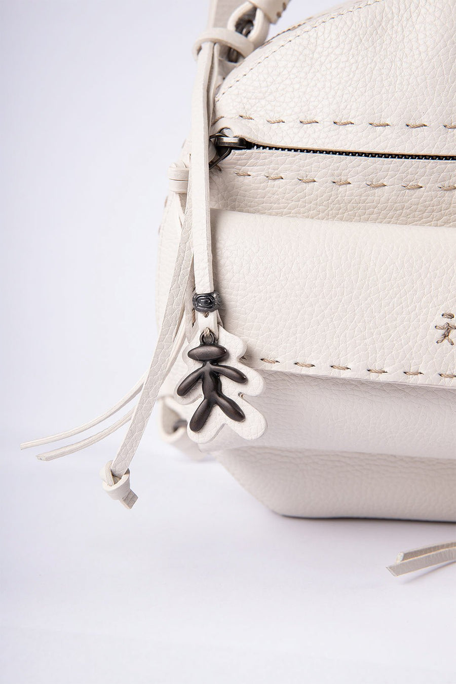 HENRY BEGUELIN POCKET BAGPACK , WHITE - Burning Torch Online Boutique
