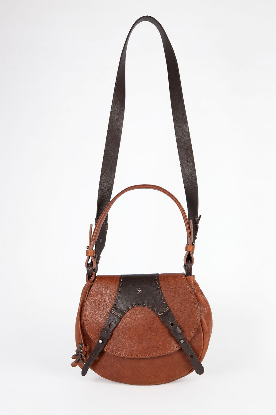 HENRY BEGUELIN SMALL CROSS BODY BAG, BRANDY - Burning Torch Online Boutique