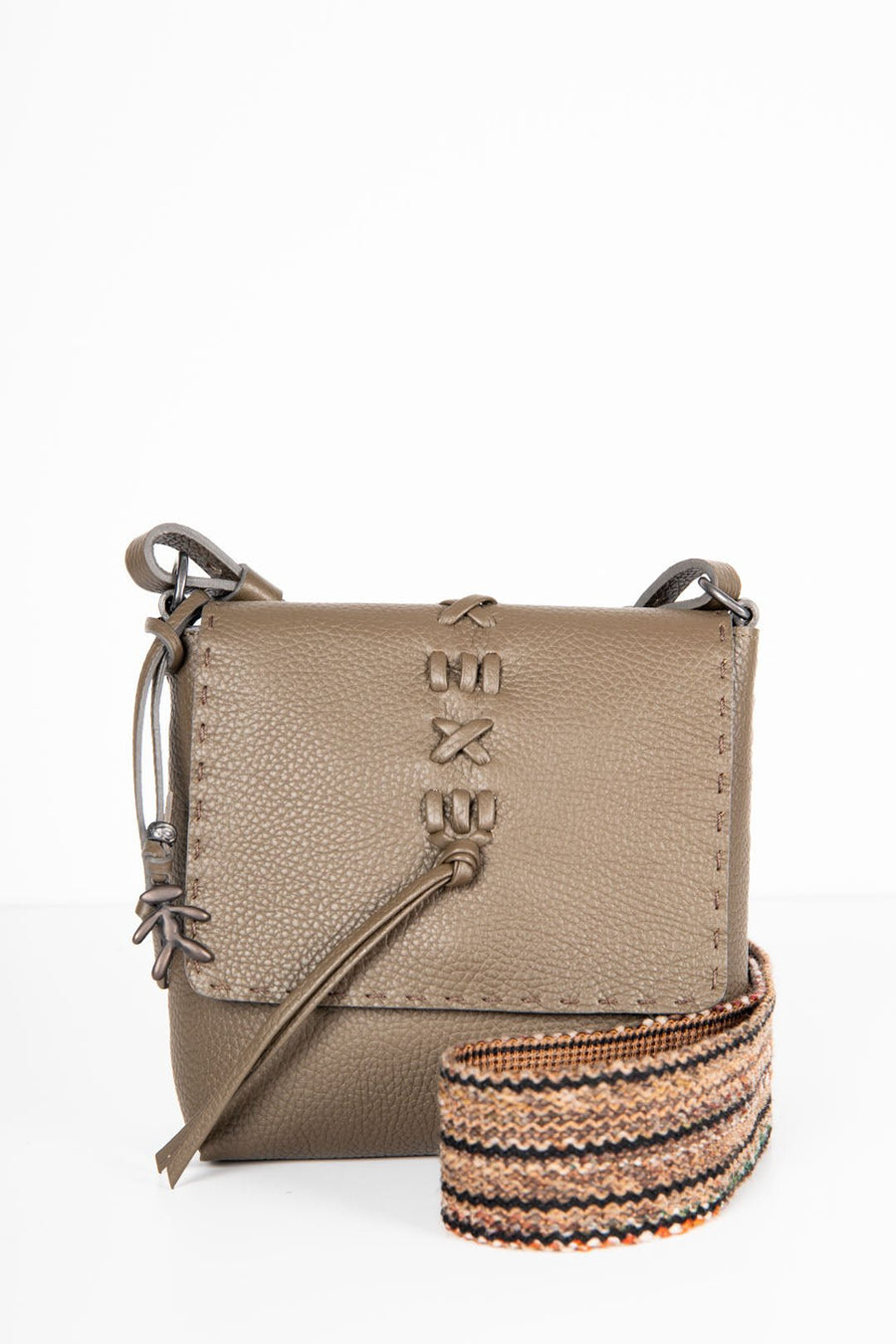 HENRY BEGUELIN SMALL CROSSBODY, OLIVE GREEN - Burning Torch Online Boutique
