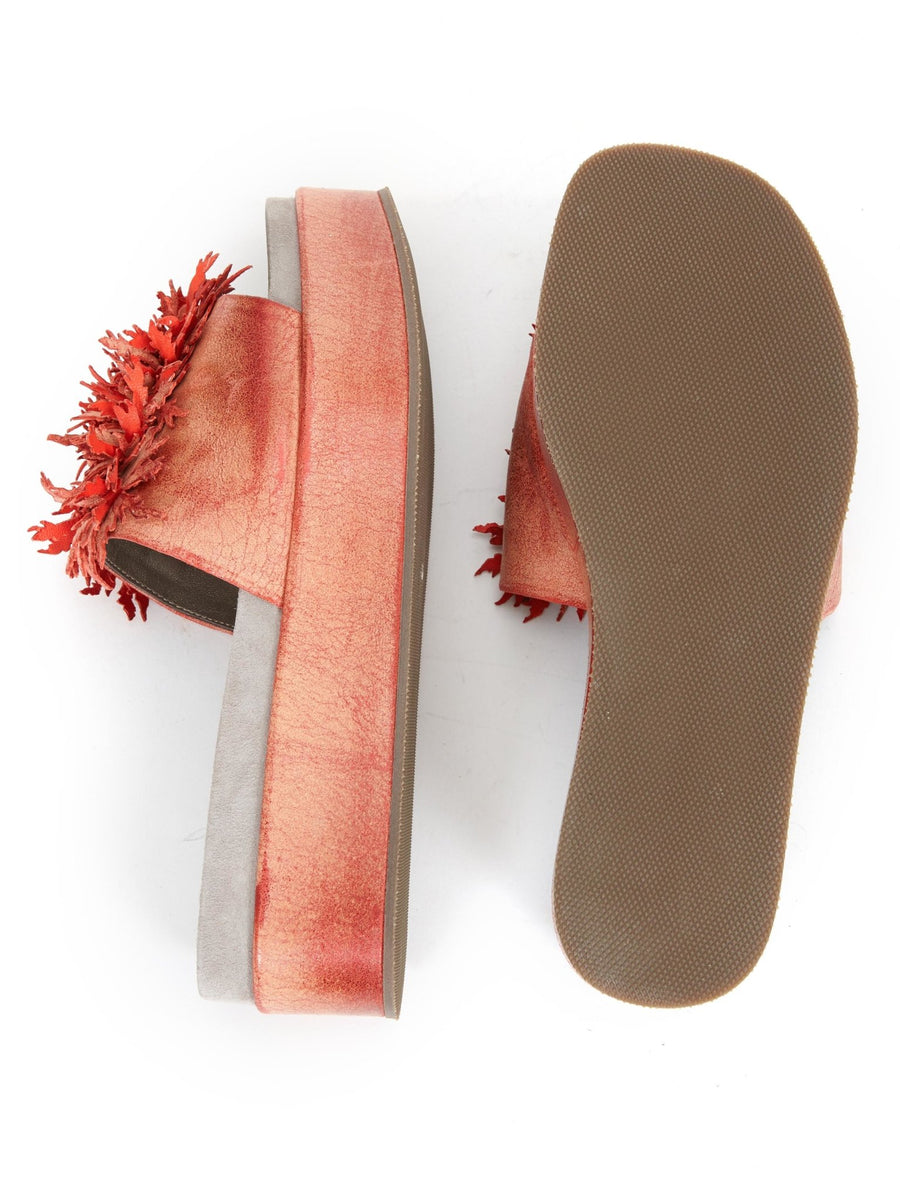 Henry Beguelin Zeppa Sandal Sella Ruby Red - Burning Torch Online Boutique