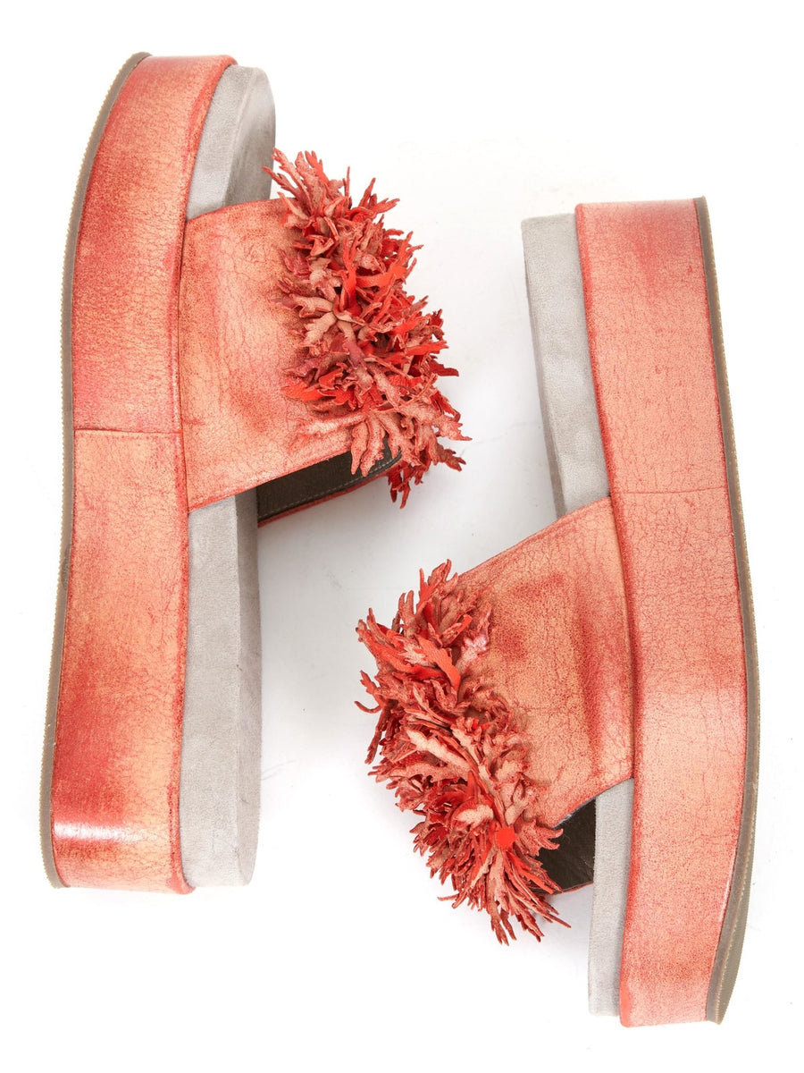 Henry Beguelin Zeppa Sandal Sella Ruby Red - Burning Torch Online Boutique