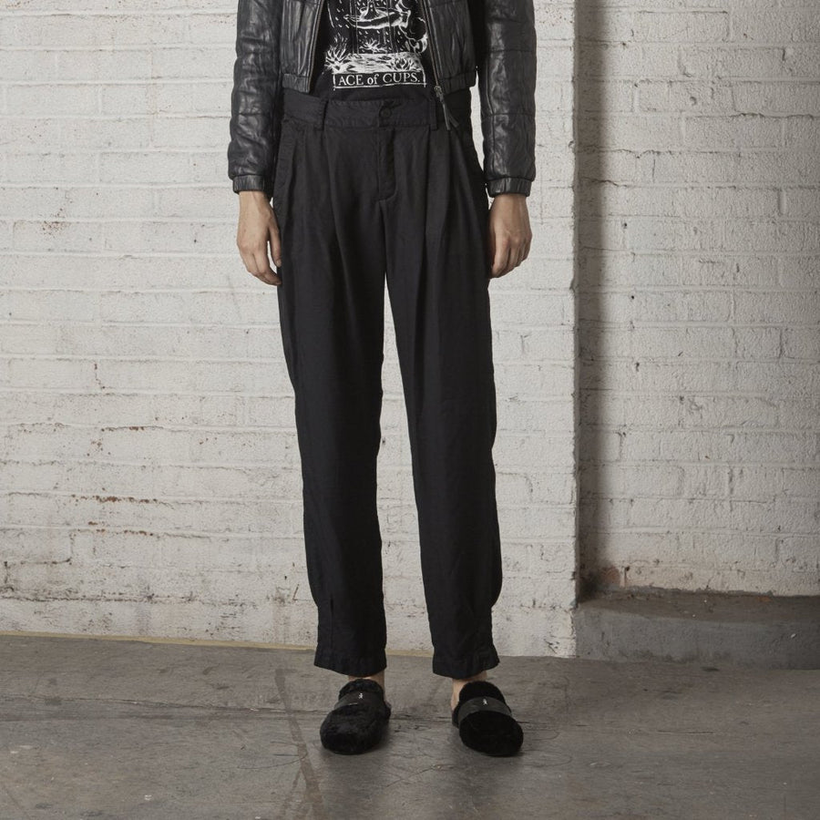 HIGHLAND TAPERED PANT, BLACK , sample - Burning Torch Online Boutique