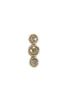 HOPE EARRING RAW DIAMONDS, WHITE GOLD - Burning Torch Online Boutique