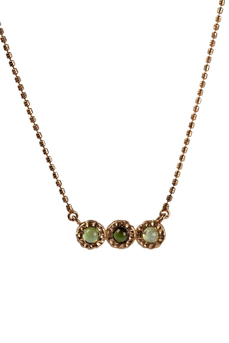 HOPE NECKLACE, GREEN TOURMALINE - Burning Torch Online Boutique