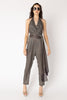HUMPHREY SLEEVELESS JUMPSUIT, MINK - Burning Torch Online Boutique