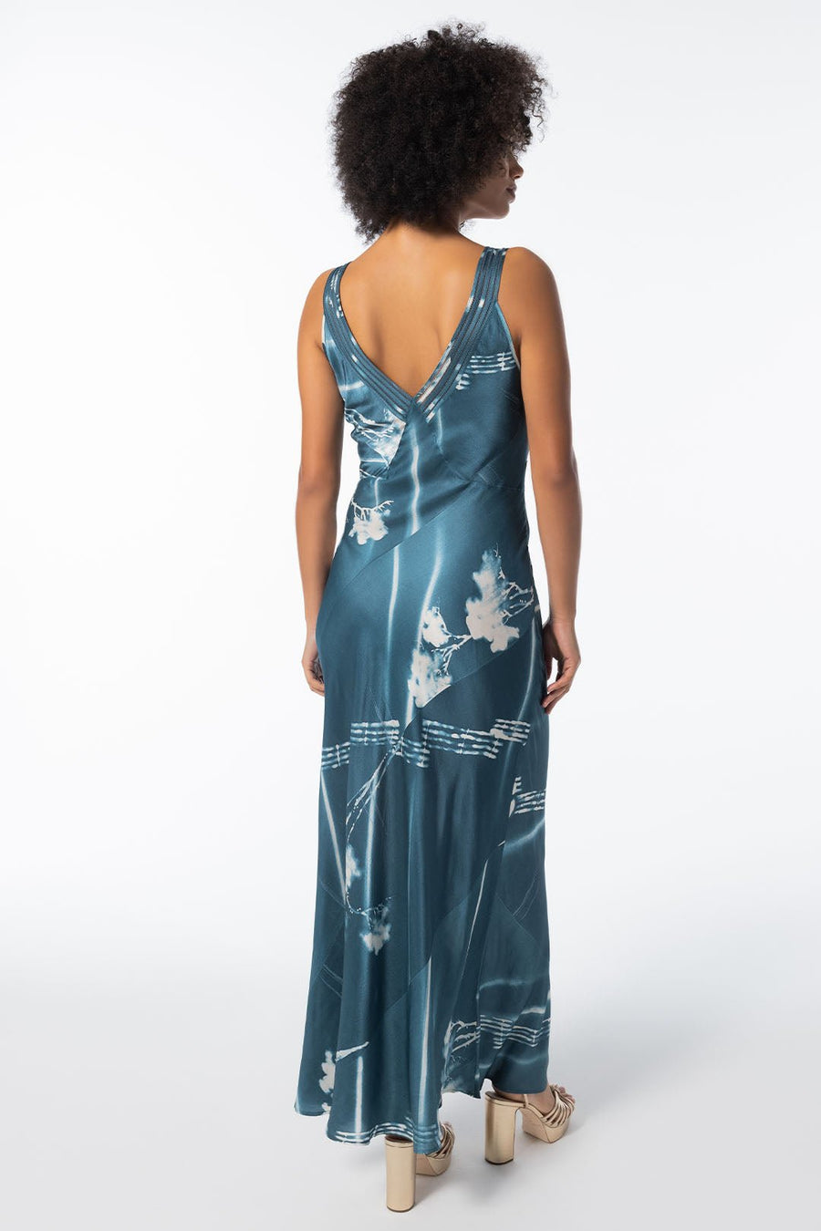 HYDRA BIAS MAXI DRESS, AEGEAN - Burning Torch Online Boutique