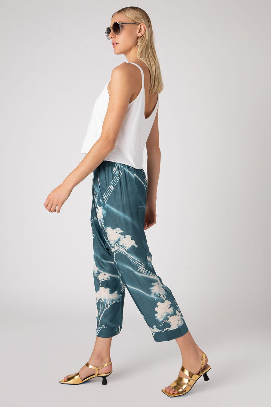 HYDRA DROP CROTCH PANT, AEGEAN - Burning Torch Online Boutique