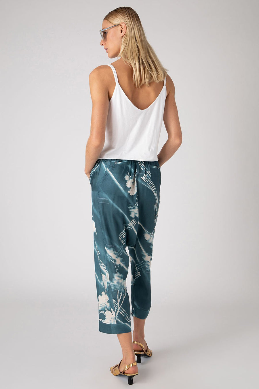 HYDRA DROP CROTCH PANT, AEGEAN - Burning Torch Online Boutique