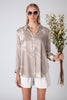 HYDRA LONG SLEEVE BUTTON DOWN, SANDBAR - Burning Torch Online Boutique