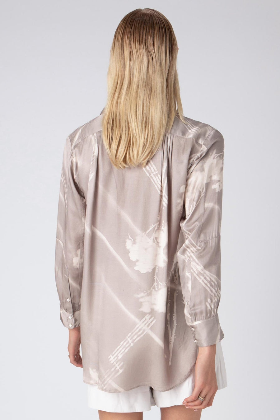 HYDRA LONG SLEEVE BUTTON DOWN, SANDBAR - Burning Torch Online Boutique