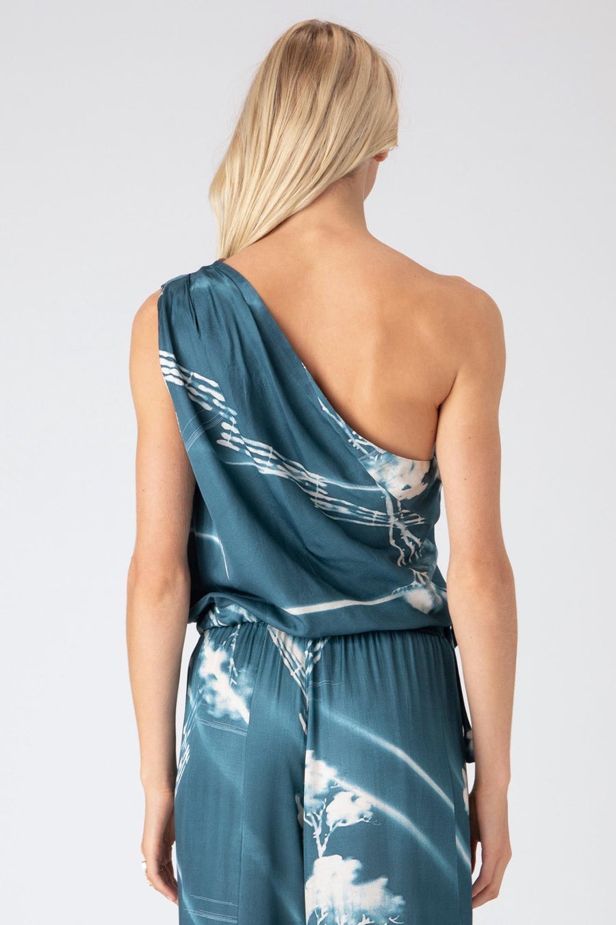 HYDRA ONE SHOULDER TOP, AEGEAN - Burning Torch Online Boutique
