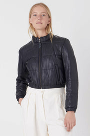 INCLINE PUFFER JACKET, BLACK - Burning Torch Online Boutique